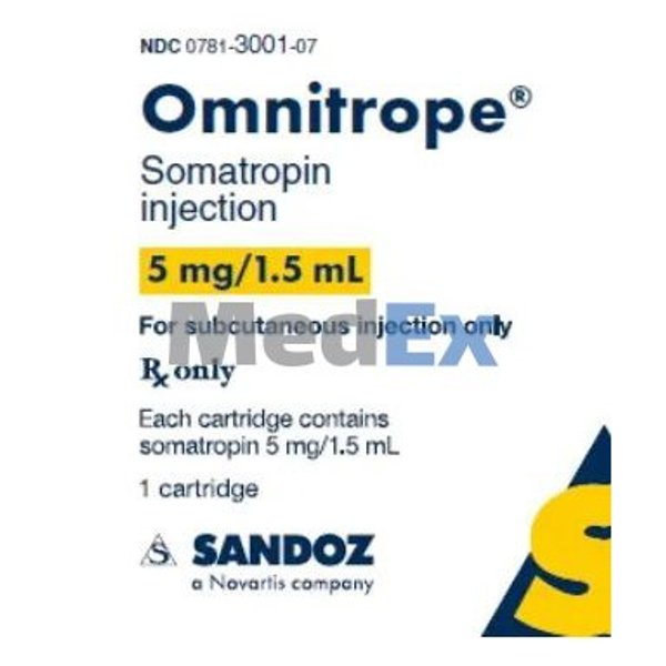 Omnitrope 5 mg/1.5 ml Packaging