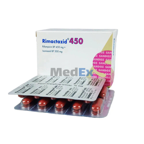 Rimactazid 450 mg+300 mg Packaging