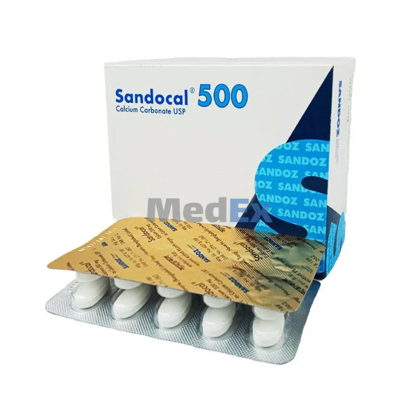 Sandocal 500 mg Packaging