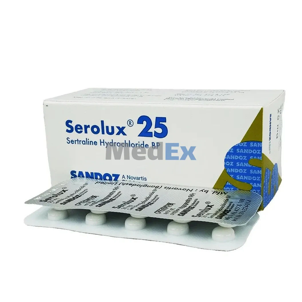 Serolux 25 mg Packaging