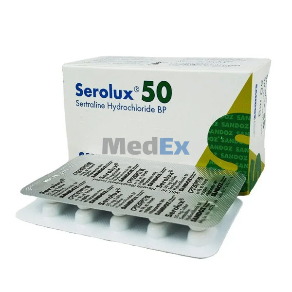 Serolux 50 mg Packaging