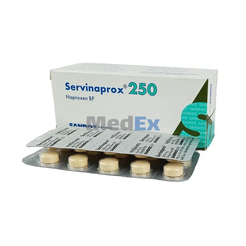 Servinaprox 250 mg Packaging