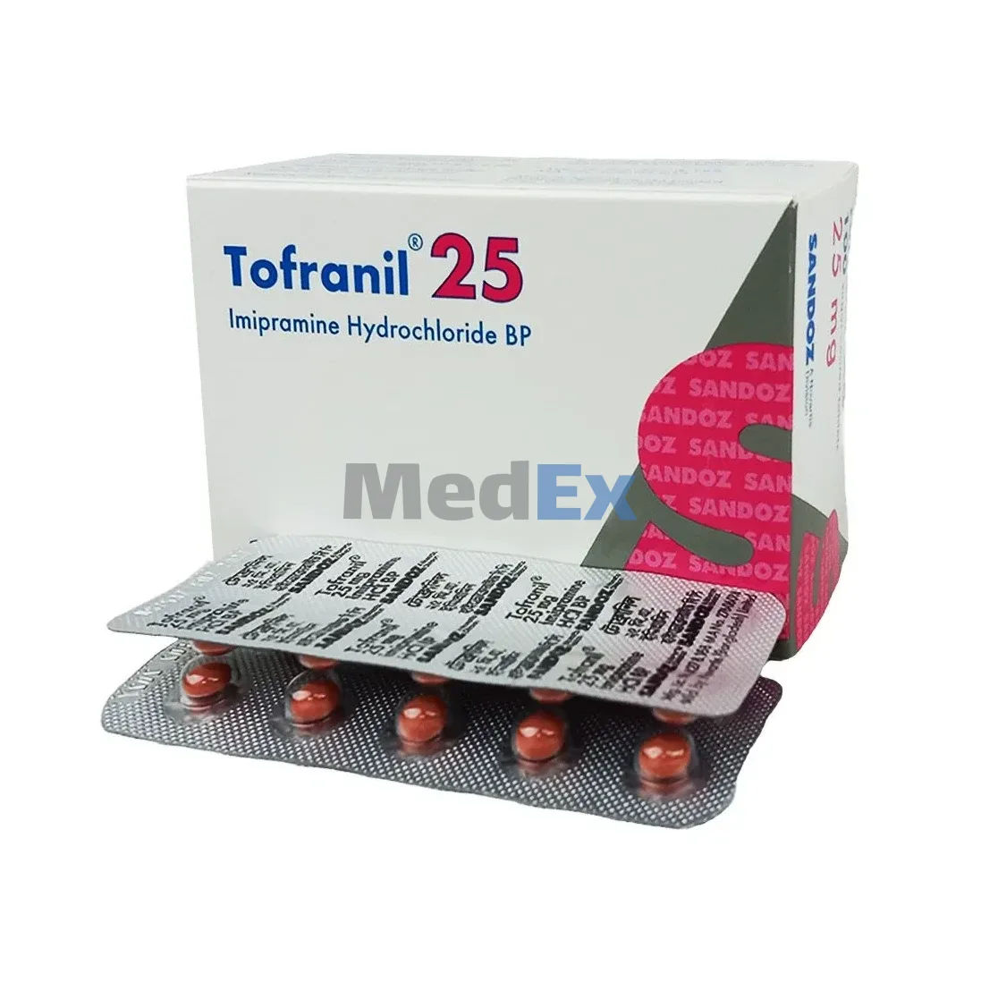 Tofranil 25 mg Packaging