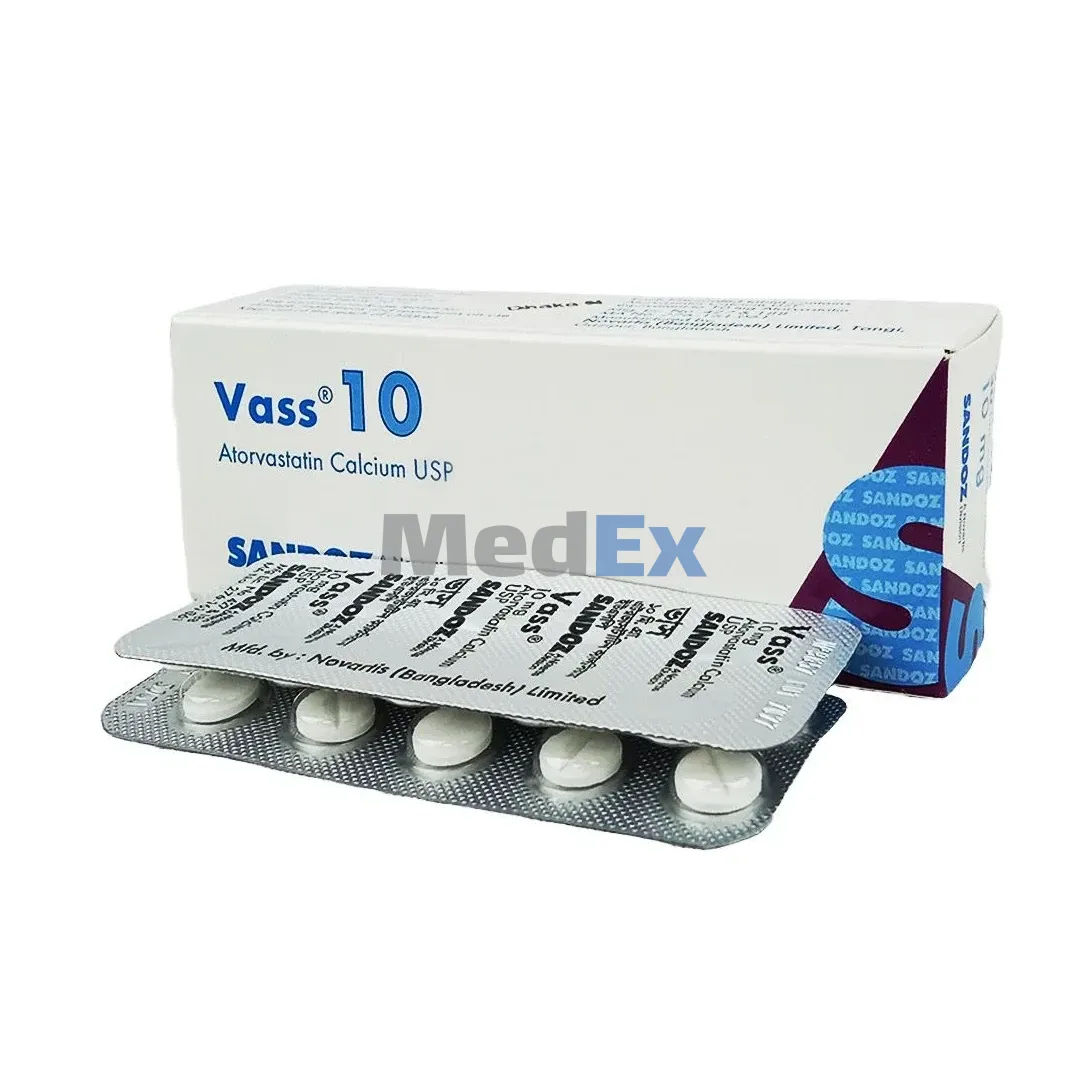 Vass 10 mg Packaging