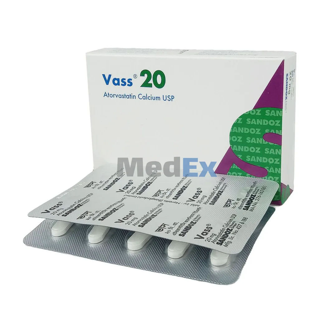 Vass 20 mg Packaging