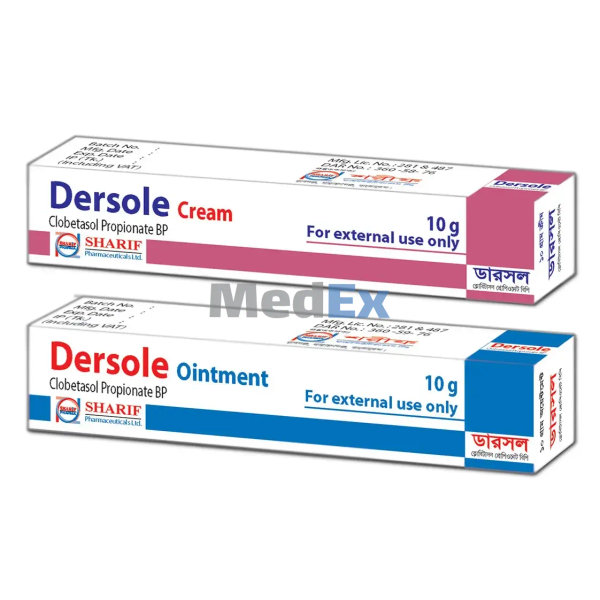 Dersole 0.05% Packaging