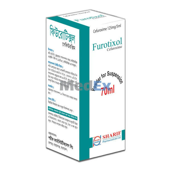 Furotixol 125 mg/5 ml Packaging