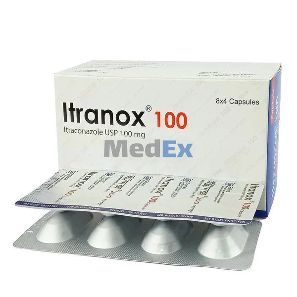 Itranox 100 mg Packaging