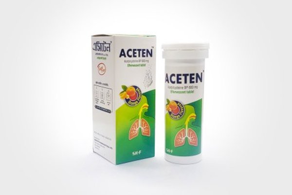 Aceten 100 mg/sachet Packaging