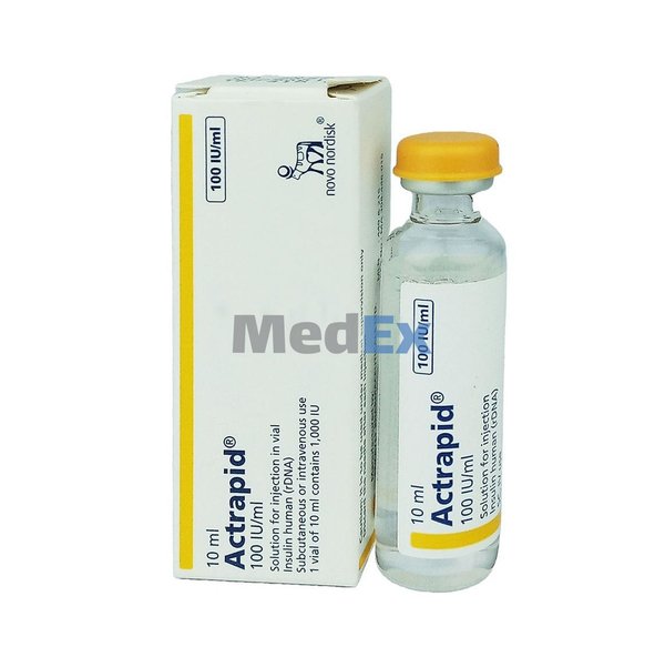 Actrapid 100 IU/ml Packaging