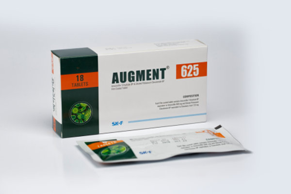 Augment (1 gm+200 mg)/20 ml Packaging