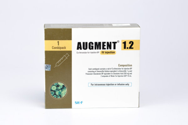 Augment (125 mg+31.25 mg)/5 ml Packaging