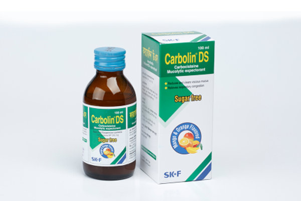 Carbolin DS 250 mg/5 ml Packaging