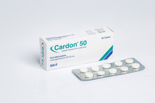 Cardon 50 mg Packaging