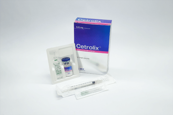 Cetrolix 250 mcg/vial Packaging