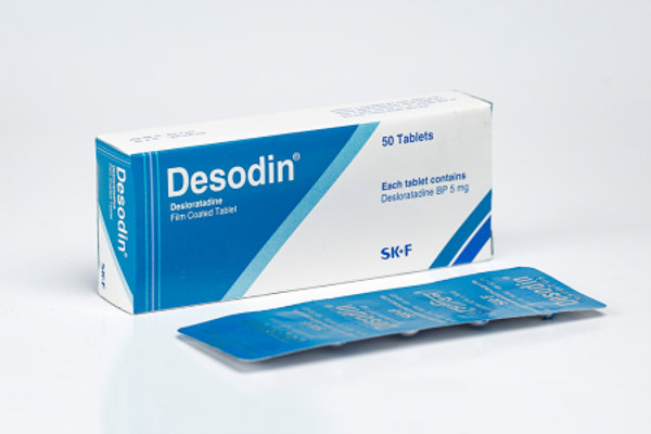 Desodin 5 mg Packaging