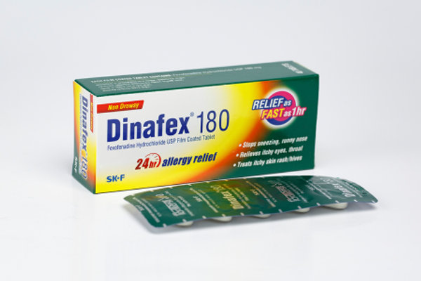 Dinafex 120 mg Packaging
