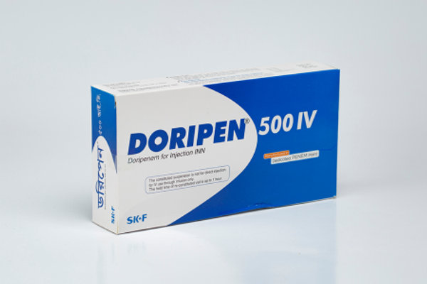 Doripen 500 mg/vial Packaging