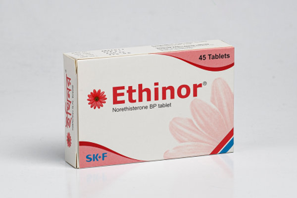 Ethinor 5 mg Packaging