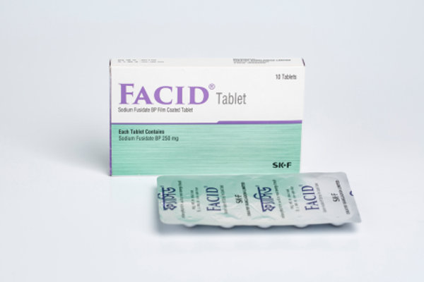 Facid 250 mg Packaging
