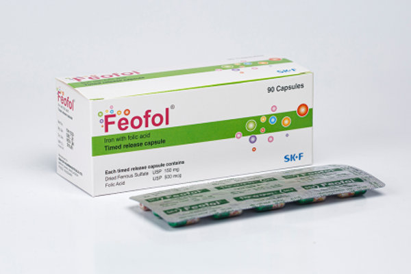 Feofol 150 mg+0.5 mg Packaging
