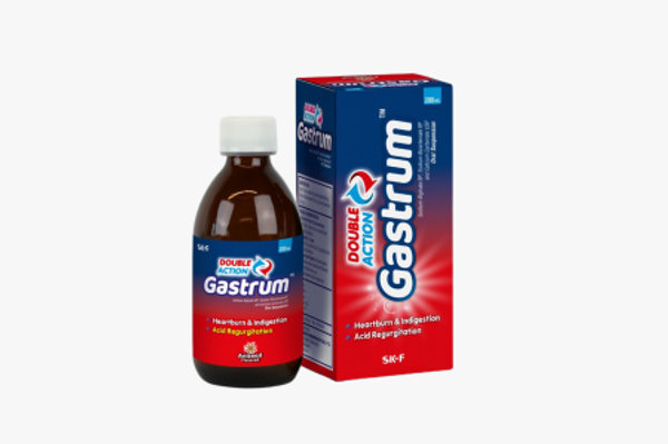 Gastrum (500 mg+213 mg+325 mg)/10 ml Packaging
