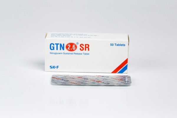 GTN SR 2.6 mg Packaging