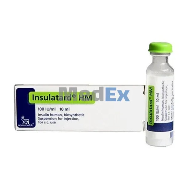 Insulatard HM 100 IU/ml Packaging