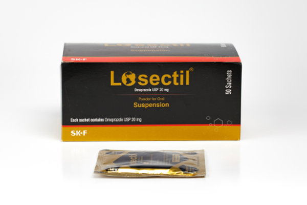 Losectil 20 mg/sachet Packaging