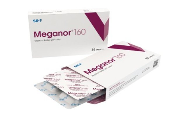 Meganor 160 mg Packaging