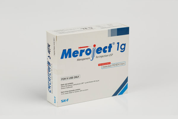 Meroject 250 mg/vial Packaging
