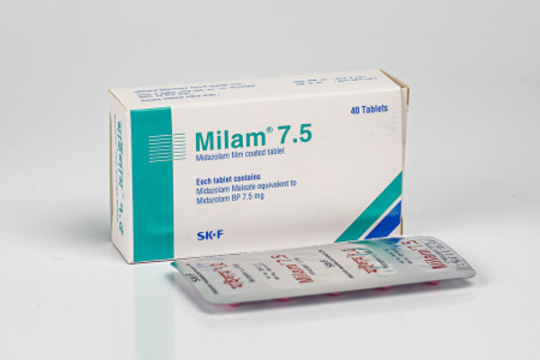 Milam 15 mg Packaging