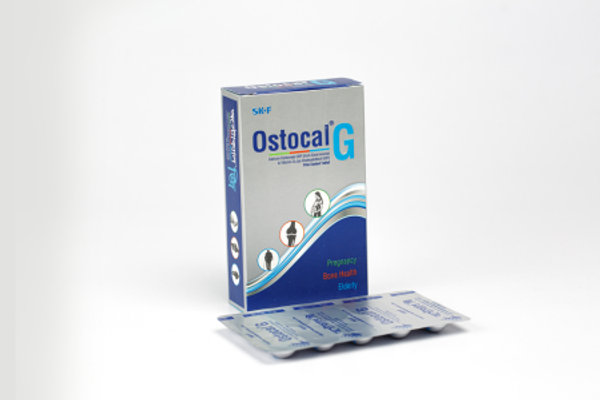 Ostocal G 500 mg+200 IU Packaging