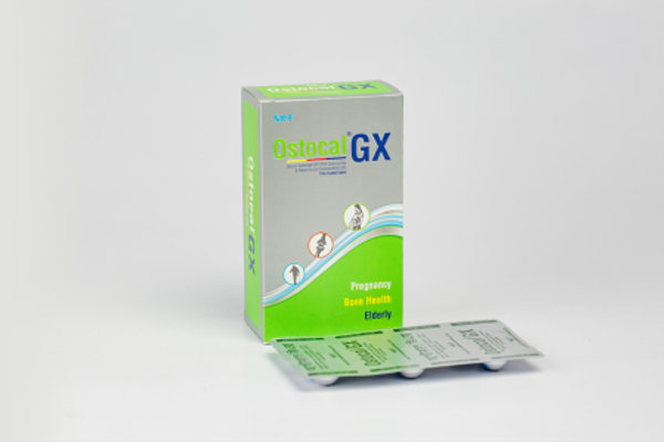 Ostocal GX 600 mg+400 IU Packaging