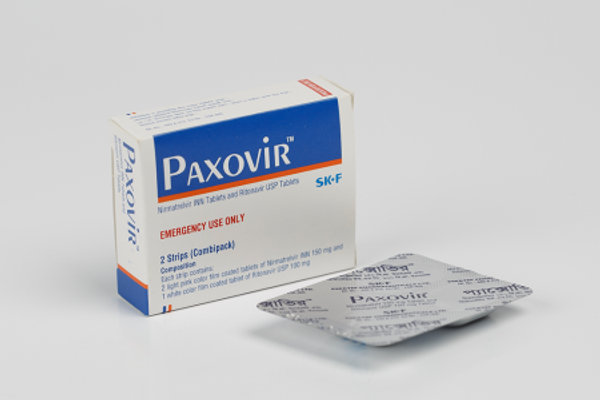 Paxovir 150 mg+100 mg Packaging