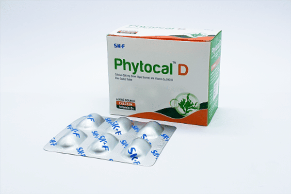 Phytocal D 500 mg+200 IU Packaging