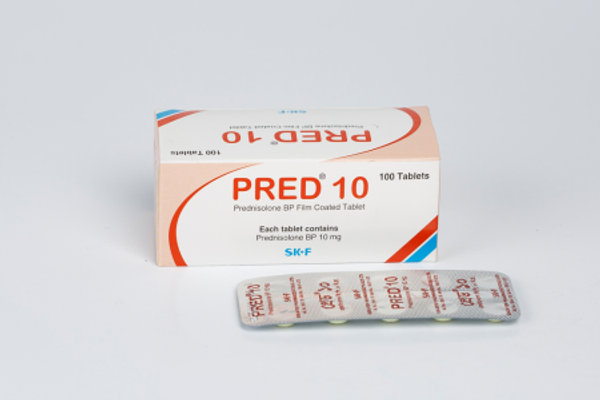 Pred 10 mg Packaging