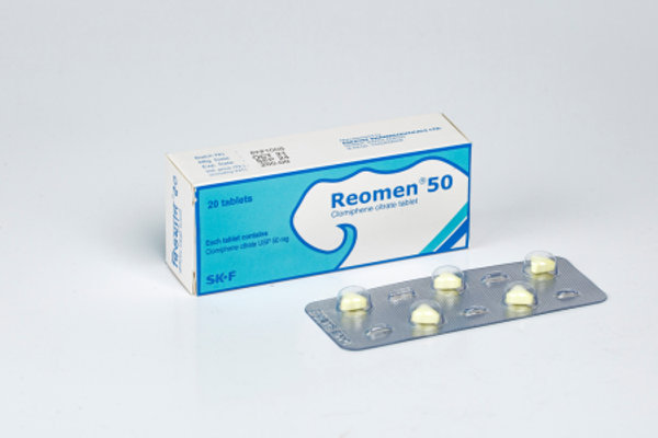 Reomen 50 mg Packaging