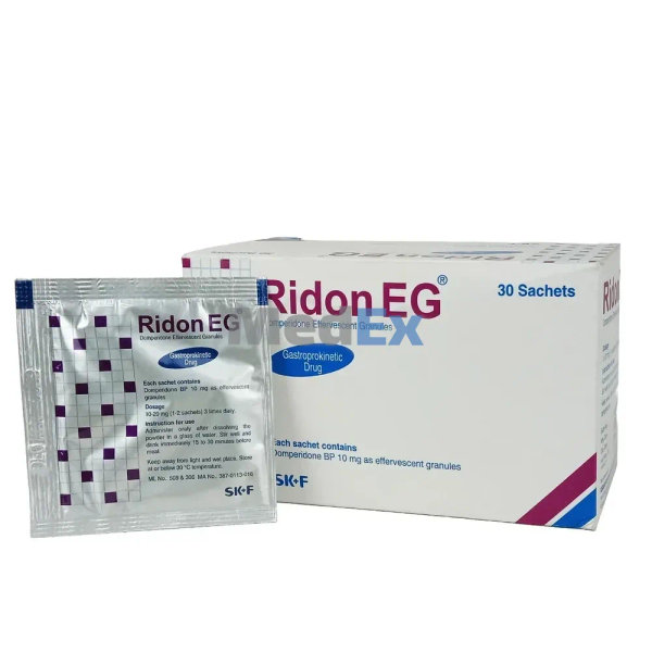 Ridon EG 10 mg/sachet Packaging
