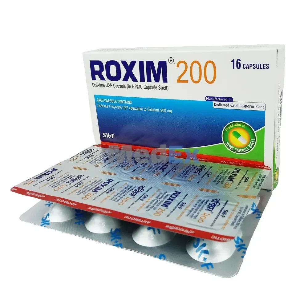 Roxim 200 mg Packaging