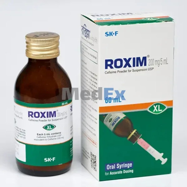 Roxim XL 200 mg/5 ml Packaging