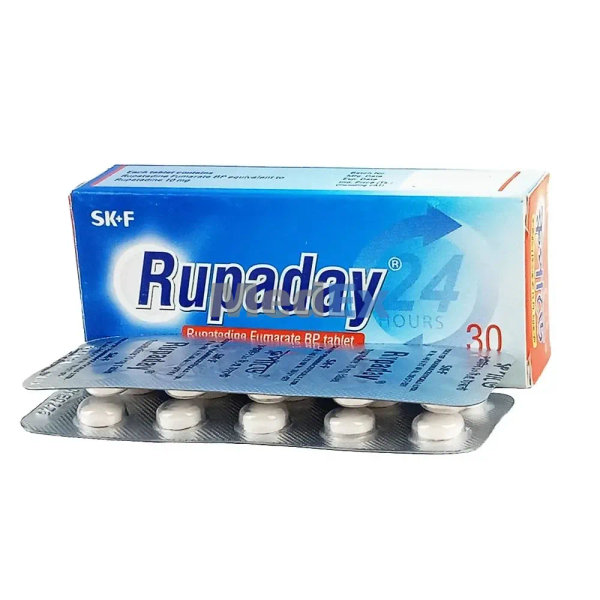 Rupaday 10 mg Packaging
