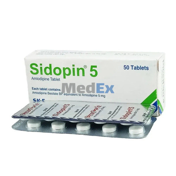 Sidopin 5 mg Packaging