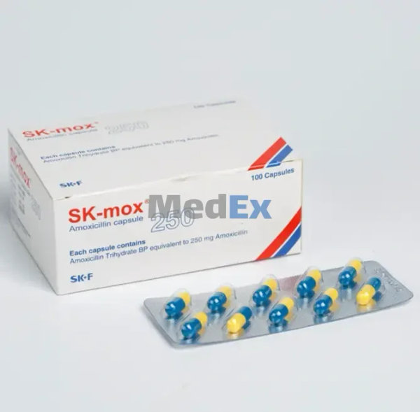 SK-mox 250 mg Packaging
