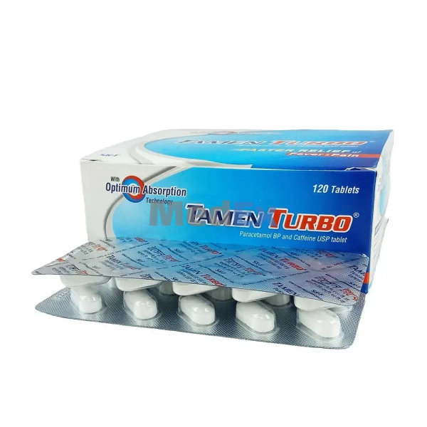 Tamen Turbo 500 mg+65 mg Packaging