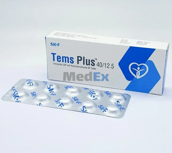 Tems Plus 40 mg+12.5 mg Packaging