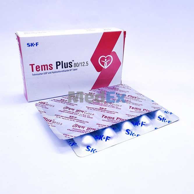 Tems Plus 80 mg+12.5 mg Packaging