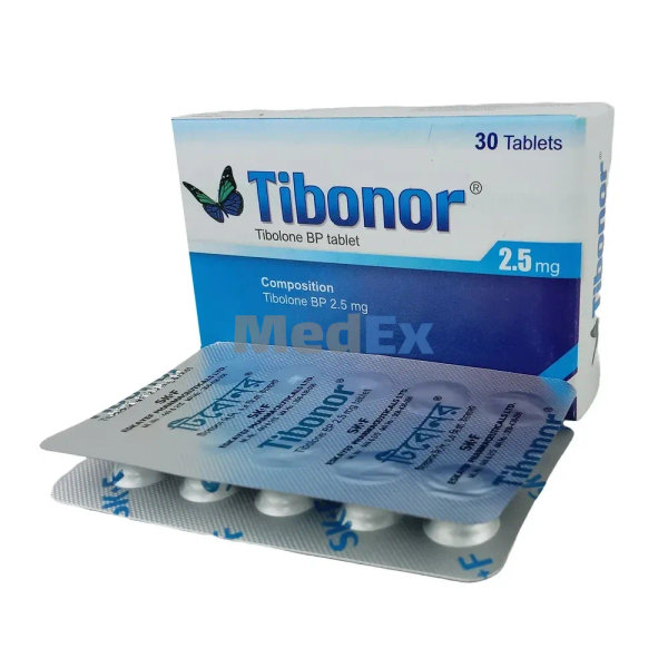 Tibonor 2.5 mg Packaging