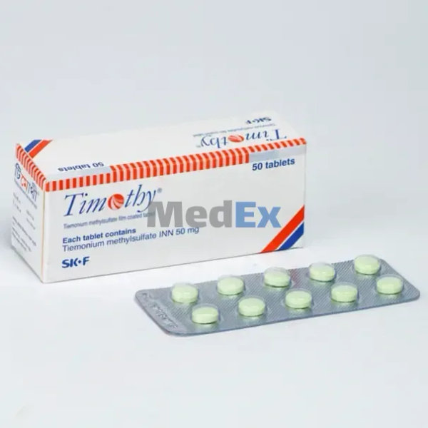 Timothy 50 mg Packaging