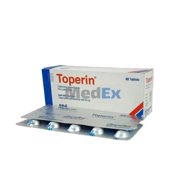 Toperin 50 mg Packaging